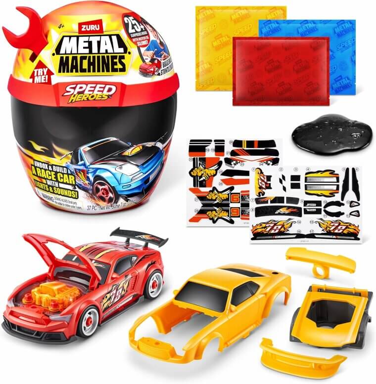 Metal Machines Heroes - Build & Customize Your Own Car, Lights & Sounds
