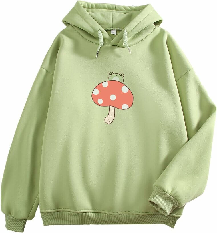 Stylish Frog Sweatshirt for Teens