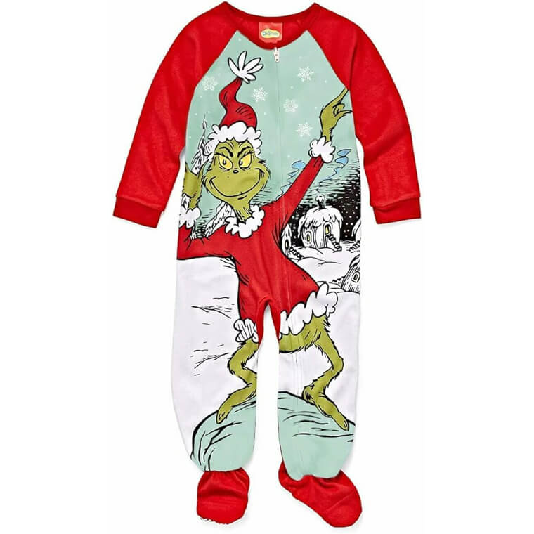 Adorable Grinch Pajamas for Toddlers