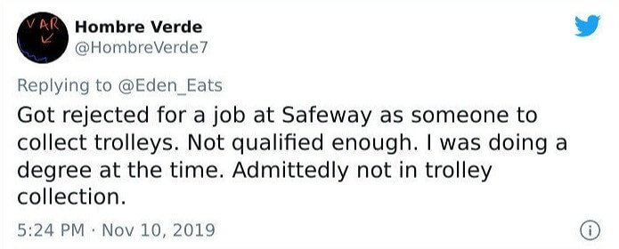 When You Are Not Qualified Enough