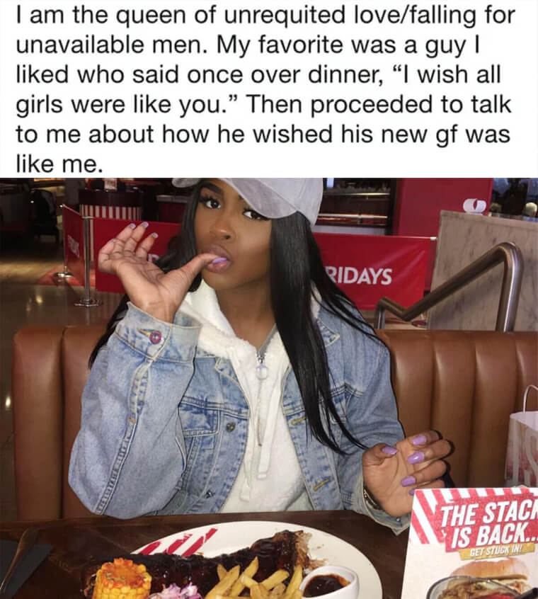 He Takes You Out to Dinner Just to Mention His Girlfriend