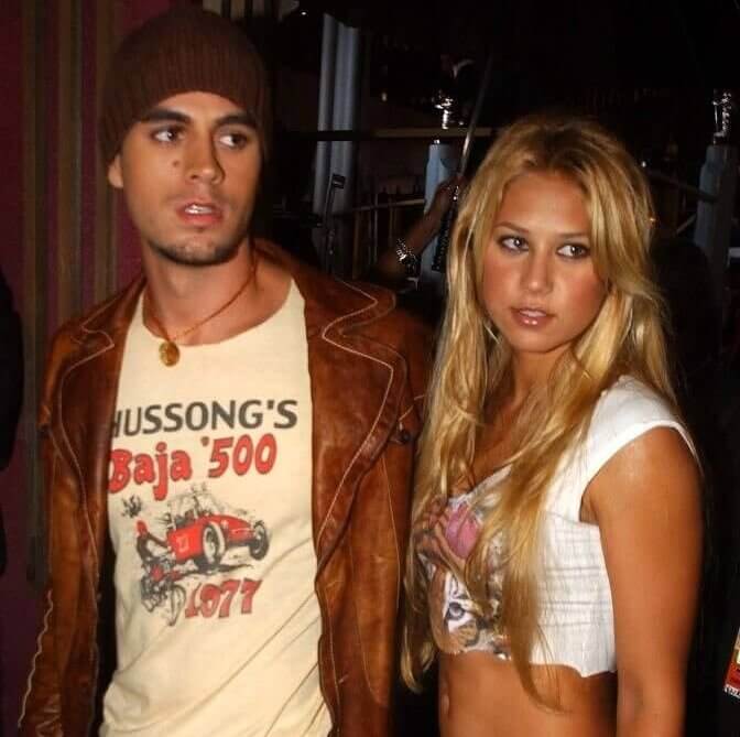 Enrique Iglesias y Anna Kournikova