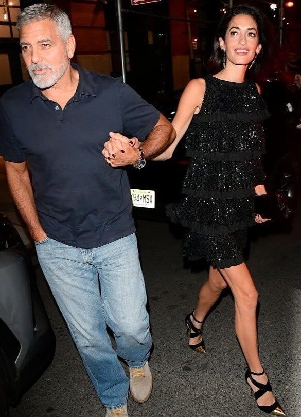 George y Amal Clooney