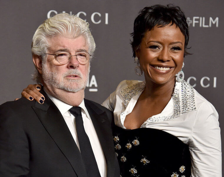 George Lucas y Mellody Hobson