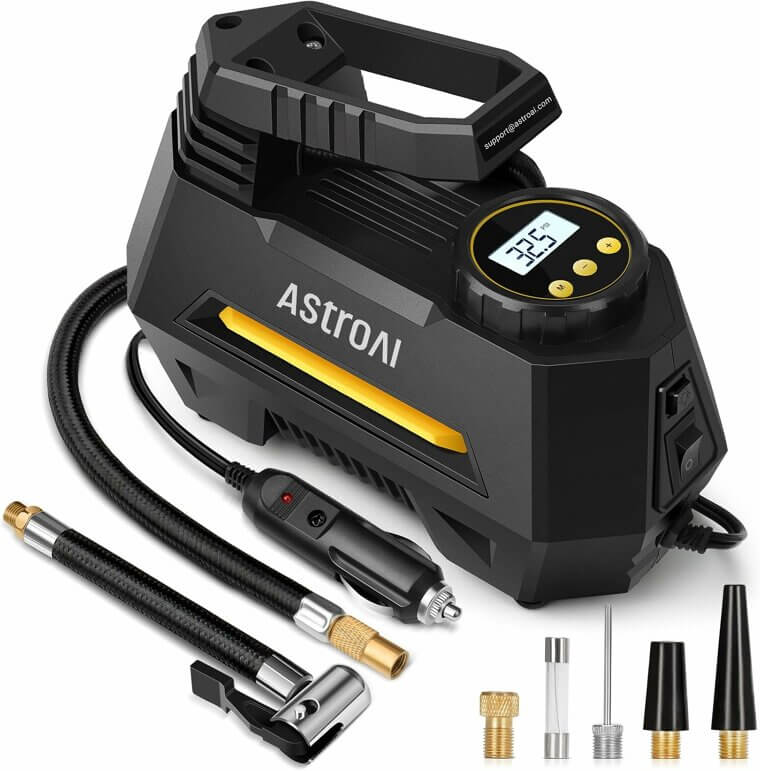 Tire Inflator - Portable Air Compressor for Cars & More