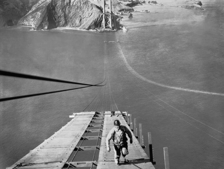 Nur die Hälfte der Golden Gate Bridge