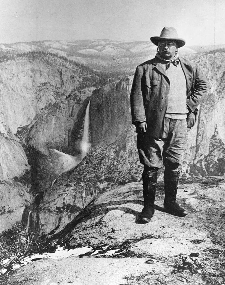 Theodore Roosevelt erobert den Glacier Point