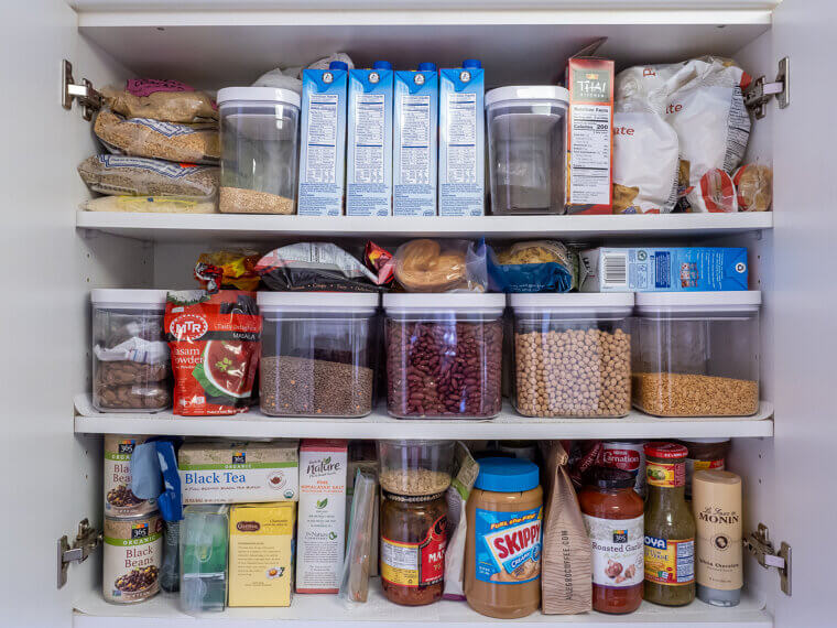 Organize and Repair Pantry Shelves