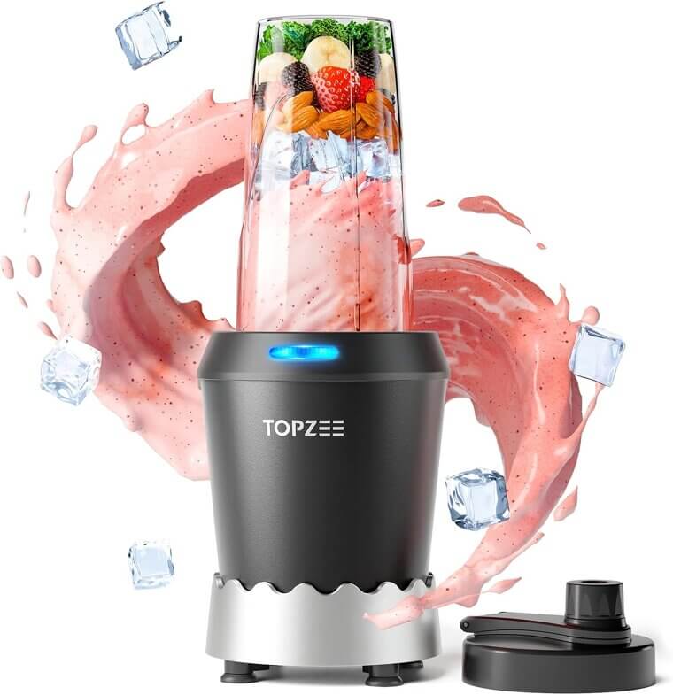 TOPZEE Smoothie Blender: Powerful Blending Anywhere! - Now 26% Off!