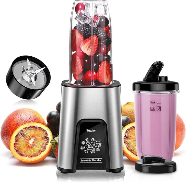 VEWIOR Smoothie Blender: Quick, Nutritious Blends Anytime 