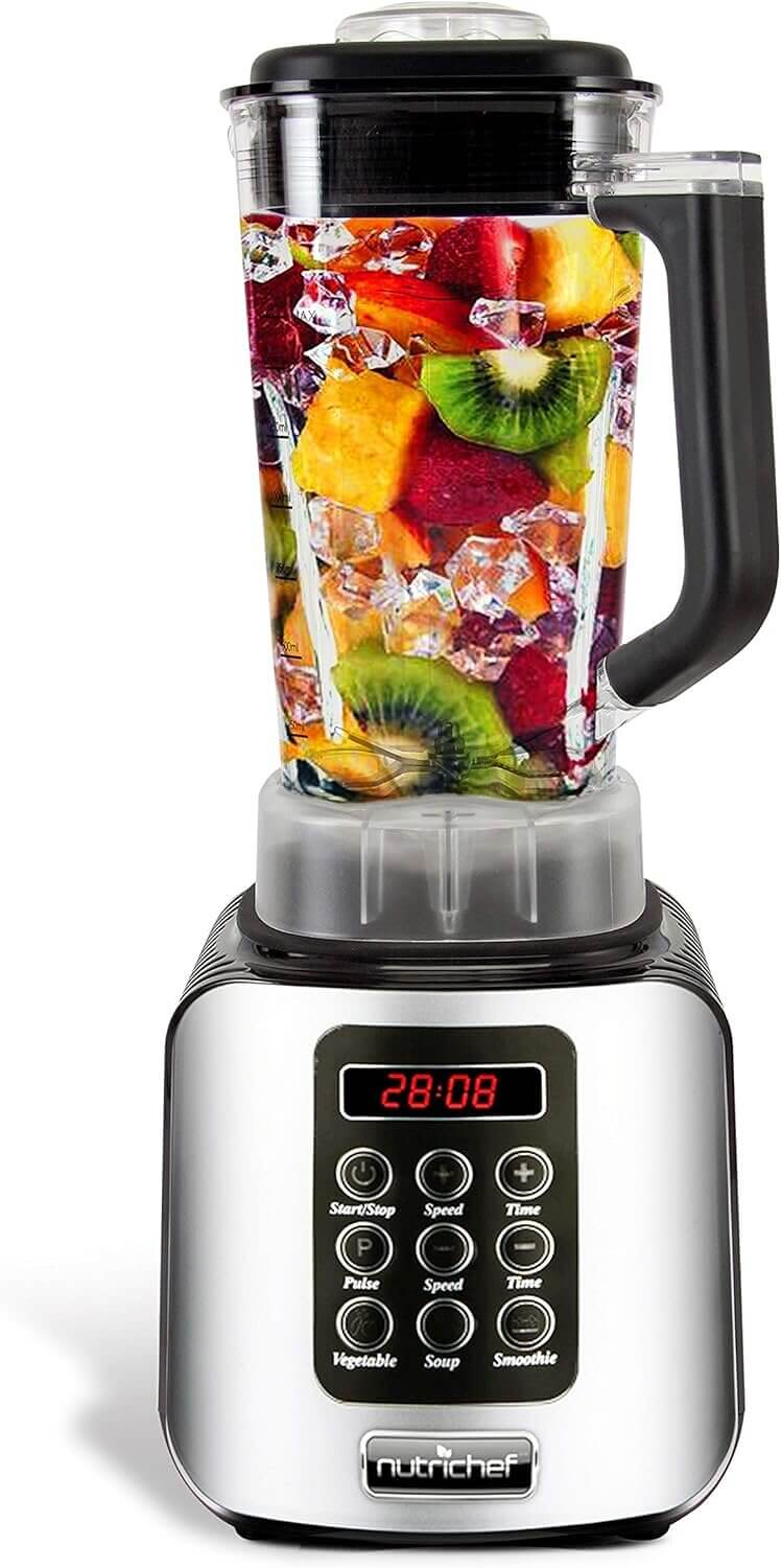 NutriChef Digital Blender: Blend Like a Pro at Home 