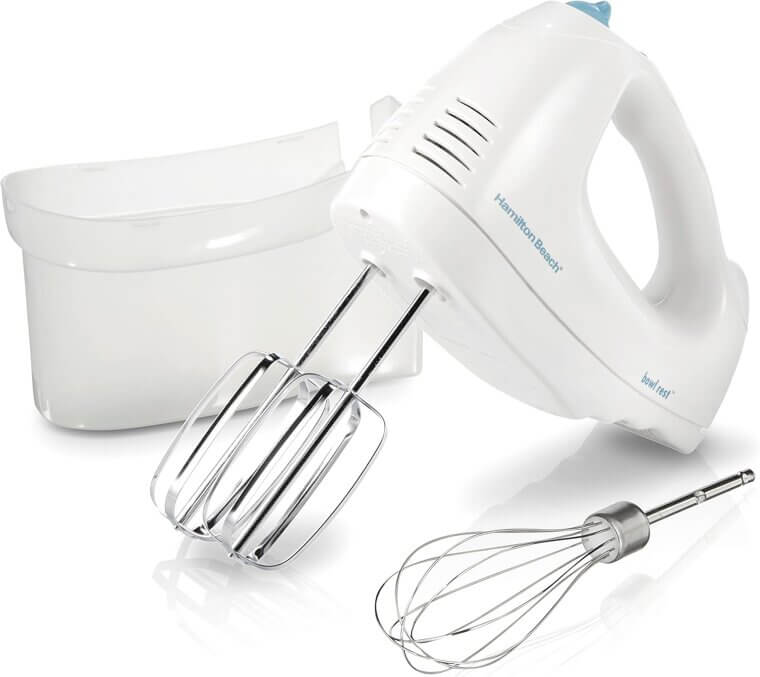 Hamilton Beach Hand Mixer: Effortless Mixing with Snap-On Storage 