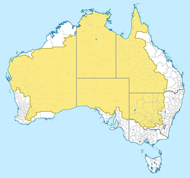 Most Of Australia's Population Lives Along The Coastline