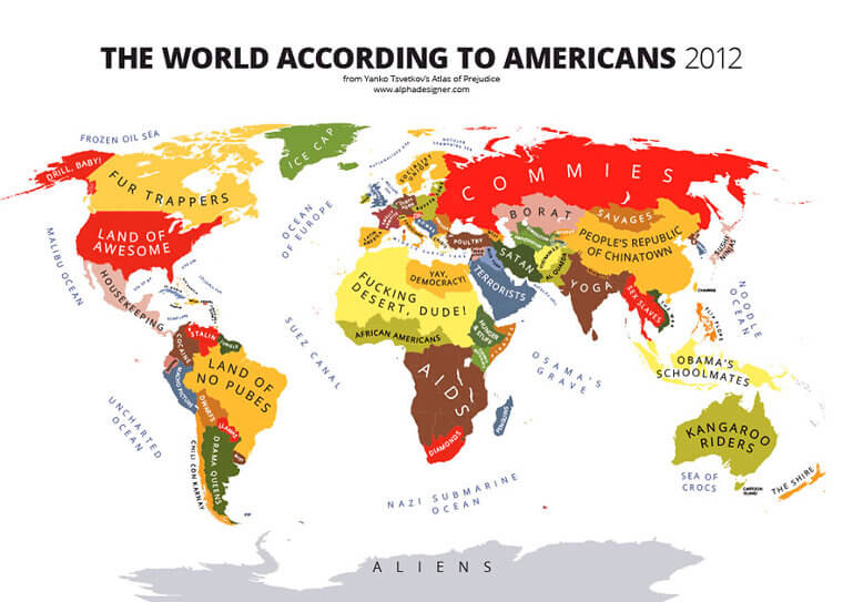 Countries Around The World And What Americans Think About Them