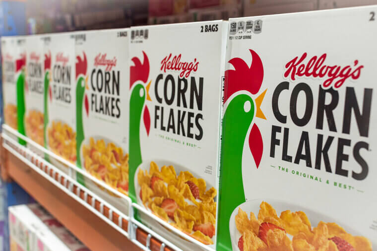 Copos de maíz Kellogg's