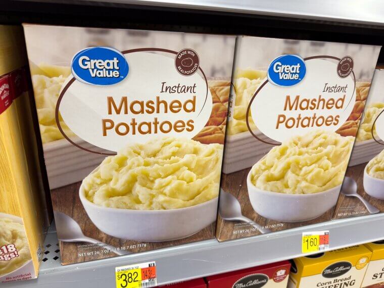 Puré de patatas instantáneo