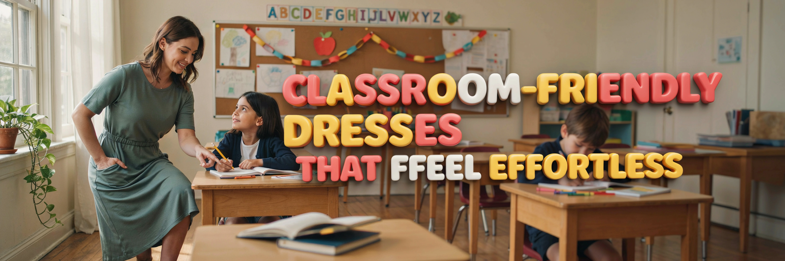 Classroom-Friendly Dresses Teachers Can Actually Move Around In