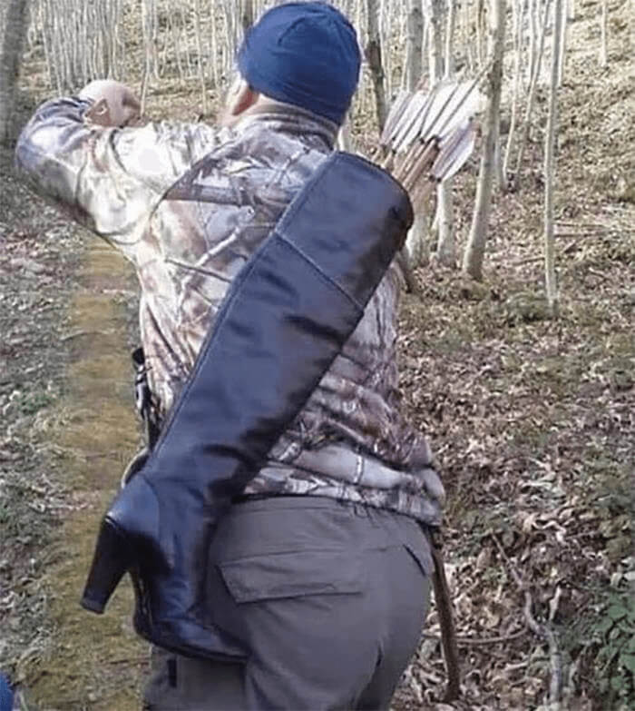 Ces bottes sont faites pour la chasse