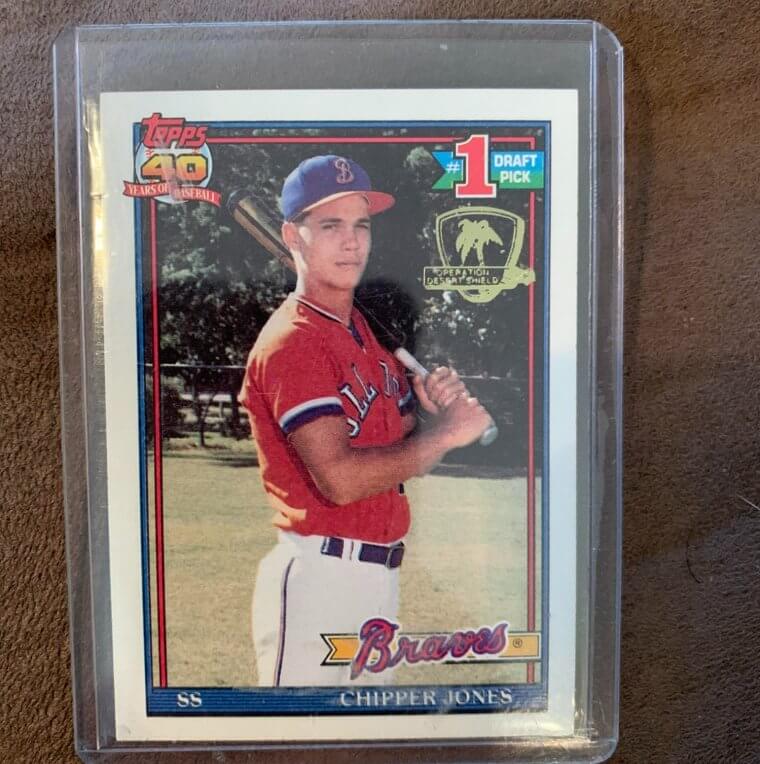 1991 Chipper Jones Sold for $124,326.72