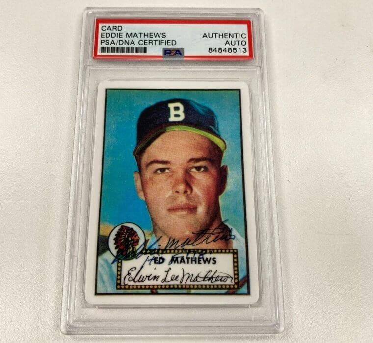 1952 Eddie Mathews Rookie Card Reached $175,000 at Auction