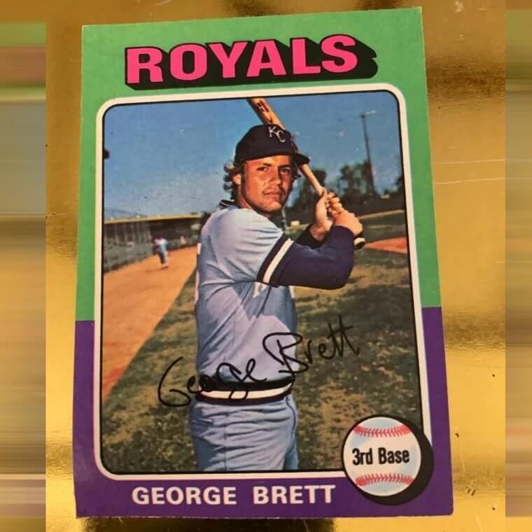 1975 George Brett Valued at $40,000
