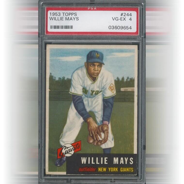 1953 Willie Mays Is Worth $130,000