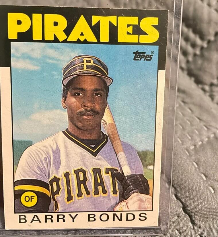 1986 Barry Bonds Sold for $875