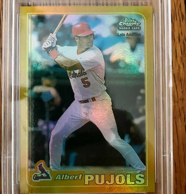 2001 Albert Pujols Sold for $40,590