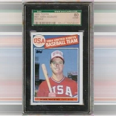 1985 Mark McGwire Rookie Worth $1,000
