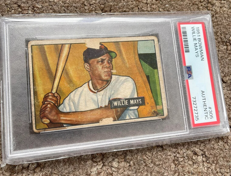 1951 Willie Mays Rookie Card Sold for $500,000