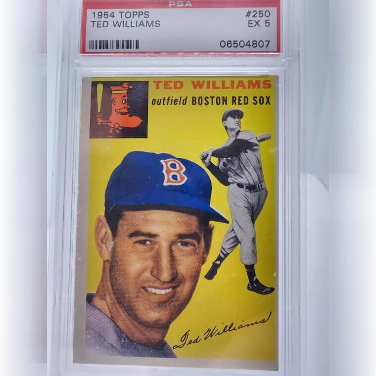 1954 Ted Williams Has an Estimated Value of $32,500