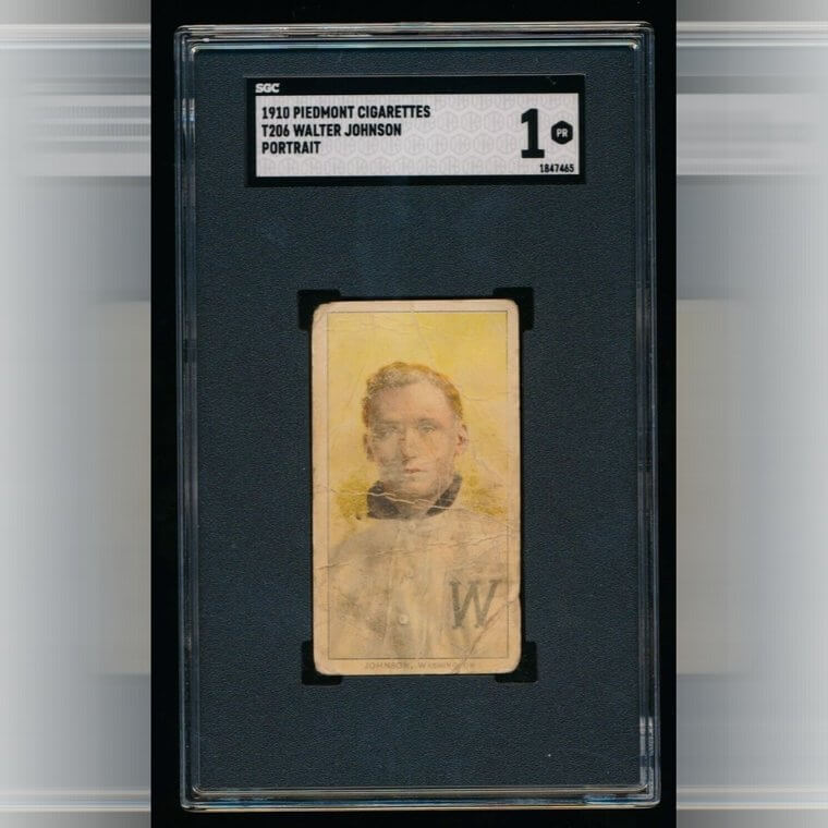 1909-11 Walter Johnson Rookie Card Is Valued at $110,000