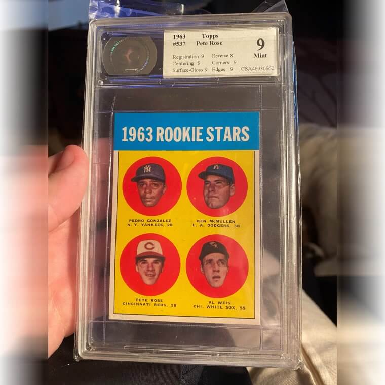 1963 Pete Rose Worth Between $150,000-$200,000