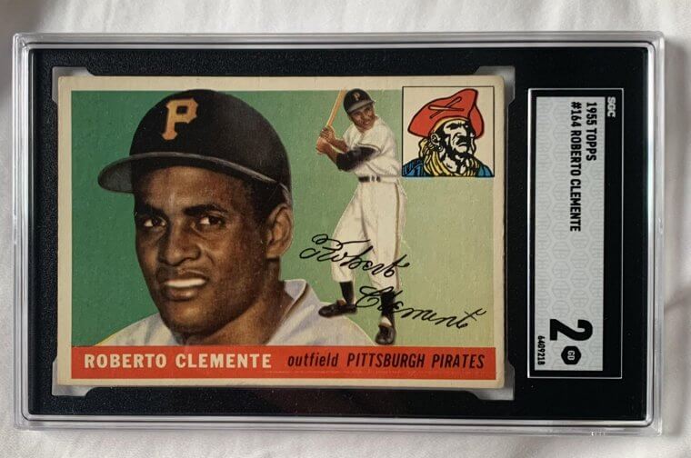 1955 Roberto Clemente Rookie Is Worth $325,000