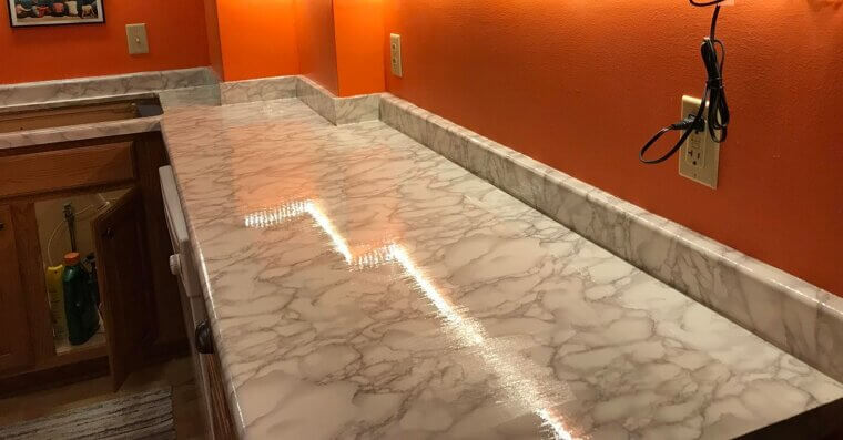 Faux Marble Contact Paper