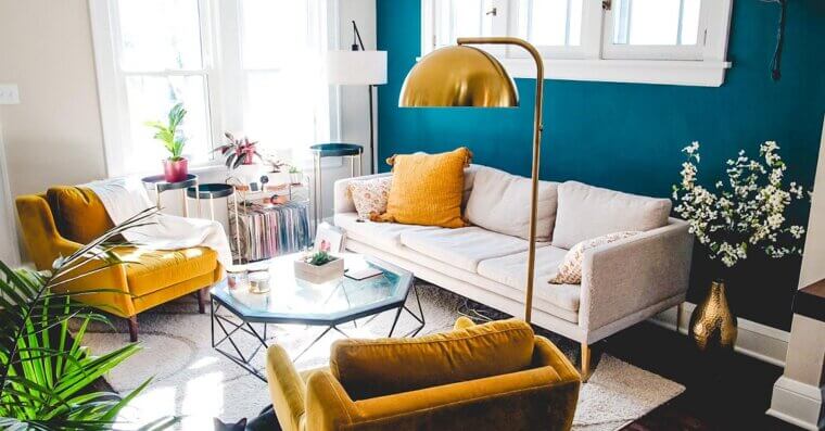 Accent Walls in Bold Paint
