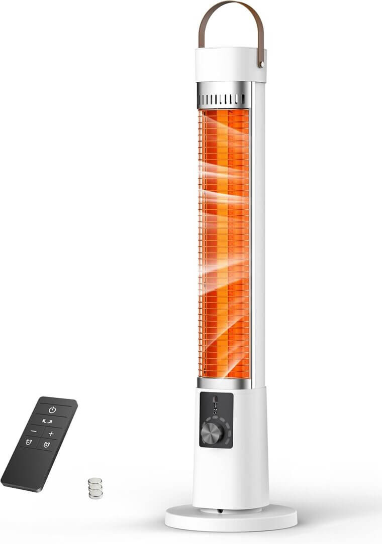 Patio Heater - Fast Heating, Safe & Quiet for Cozy Outdoor Nights - 11% Off!