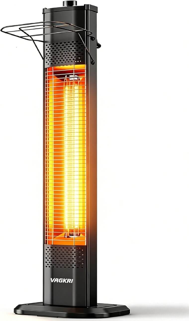 VAGKRI Infrared Heater - Stay Warm Anywhere! - 7% Off!