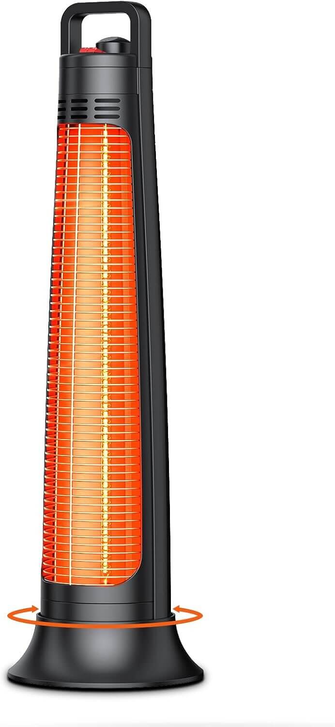 Patio Heater - Cozy, Quiet, and Portable Heating Solution - Don’t Miss the 11% Discount!