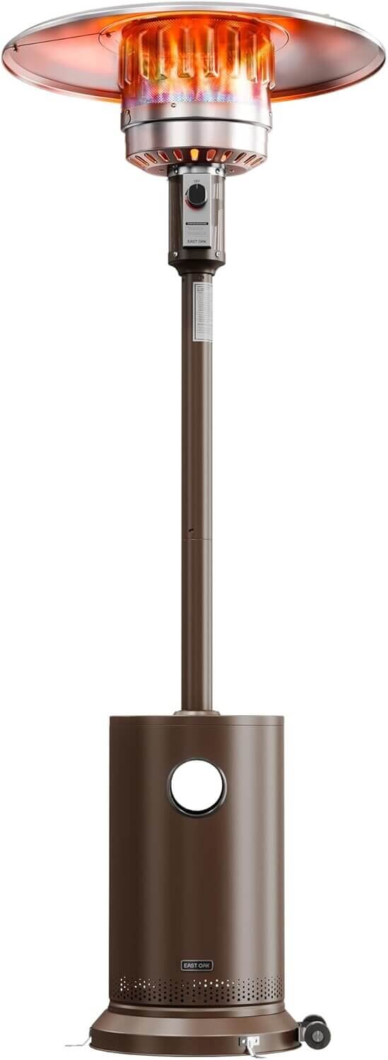 EAST OAK Patio Heater - Powerful Warmth for Your Outdoor Space - 13% Off!