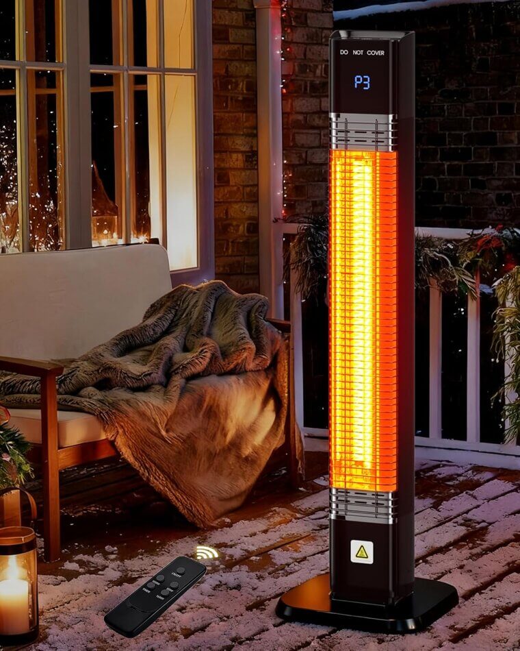 MEPTY Infrared Heater - Instant Warmth, Quiet Comfort - 5% Off!