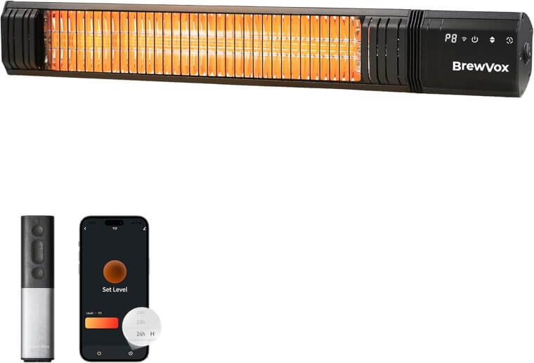 Carbon Infrared Heater - Instant Warmth & Smart Control for Cozy Comfort - Now 31% Off!