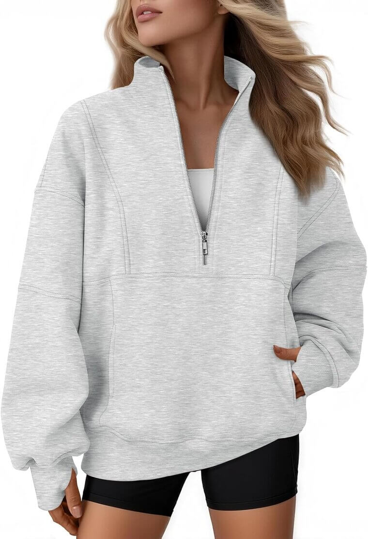 AUTOMET Oversized Sweatshirt - Cozy Fleece for Every Occasion - Don’t Miss the 17% Discount!