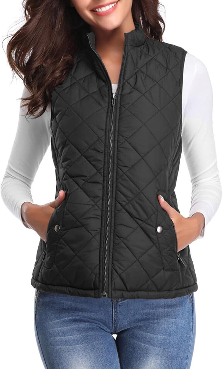 Fuinloth Quilted Vest - Stylish, Lightweight, and Trendy! - 10% Off!