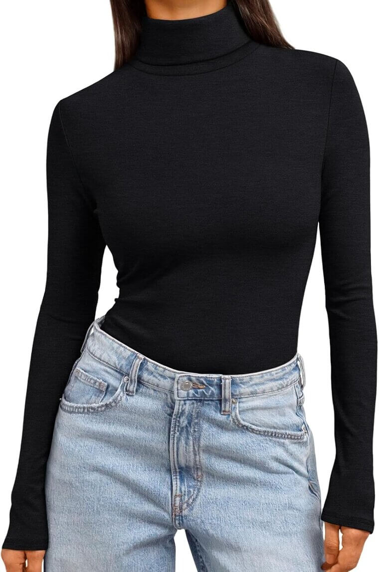 Trendy Queen Turtleneck Tops - Stylish & Cozy for Every Season - Don’t Miss the 42% Discount!