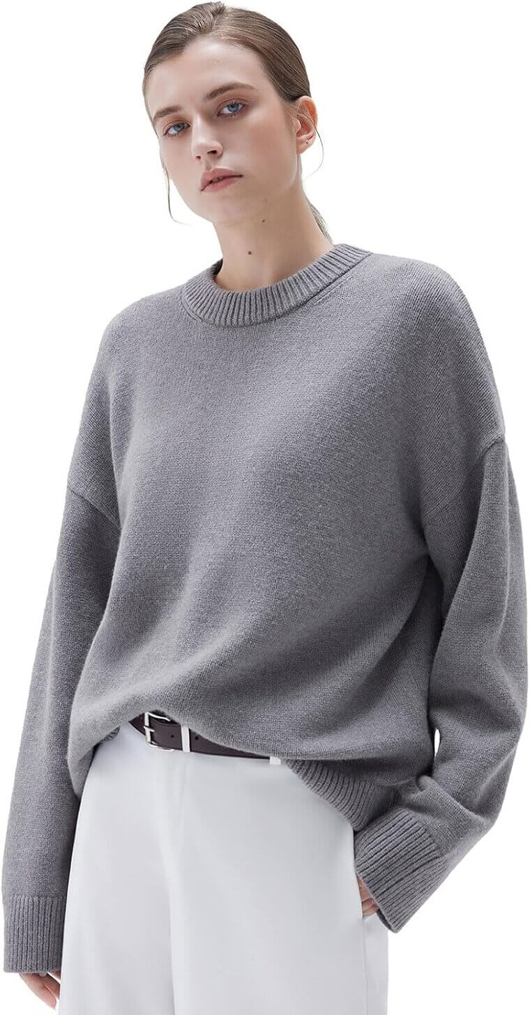 Cashmere Blend Sweater – Cozy, Oversized Style You’ll Love - 43% Off!