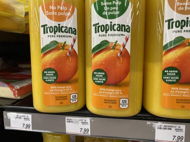 Choosing Fruit Juice