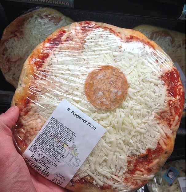 Well, It Really Is A Pepperoni (Singlular Noun) Pizza