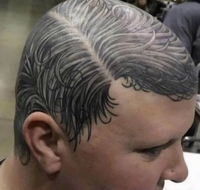 A Hair-Raising Tattoo