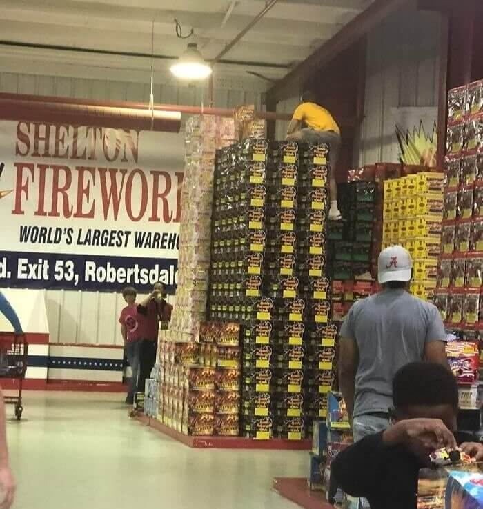Climbing on Top of the Fireworks